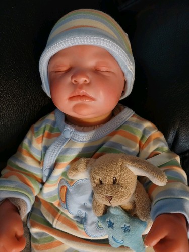 Cute reborn baby doll - baby,